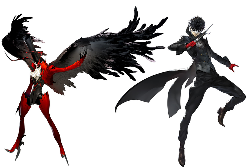 Arsene and the Persona 5 protgaonist